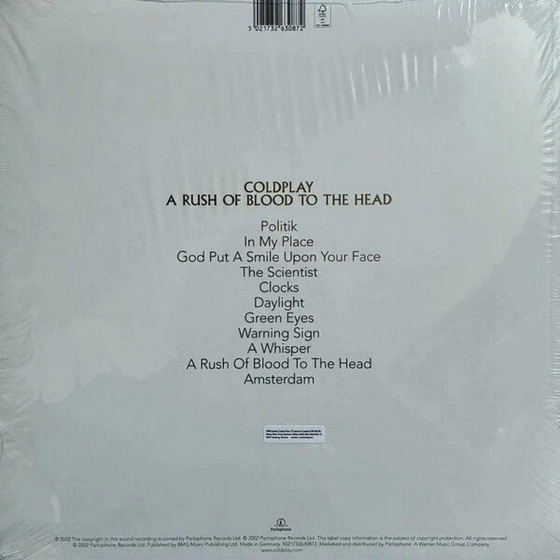 A Rush Of Blood To The Head (Clear Eco Vinyl)