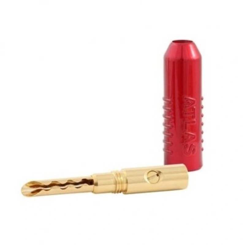 Atlas Achromatic Gold Z Plug Crimp - Ruby