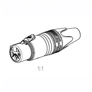 Neutrik NC3FXX-B
