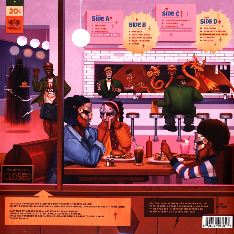 MM..FOOD (20 Anniversary Sweetart Marble Purple, Pink & Blue Vinyl)