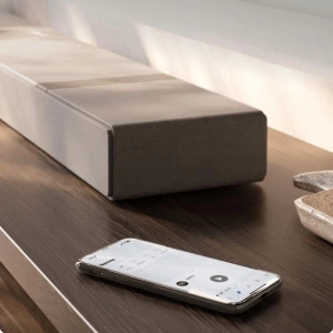 KEF XIO Soundbar Silver Grey