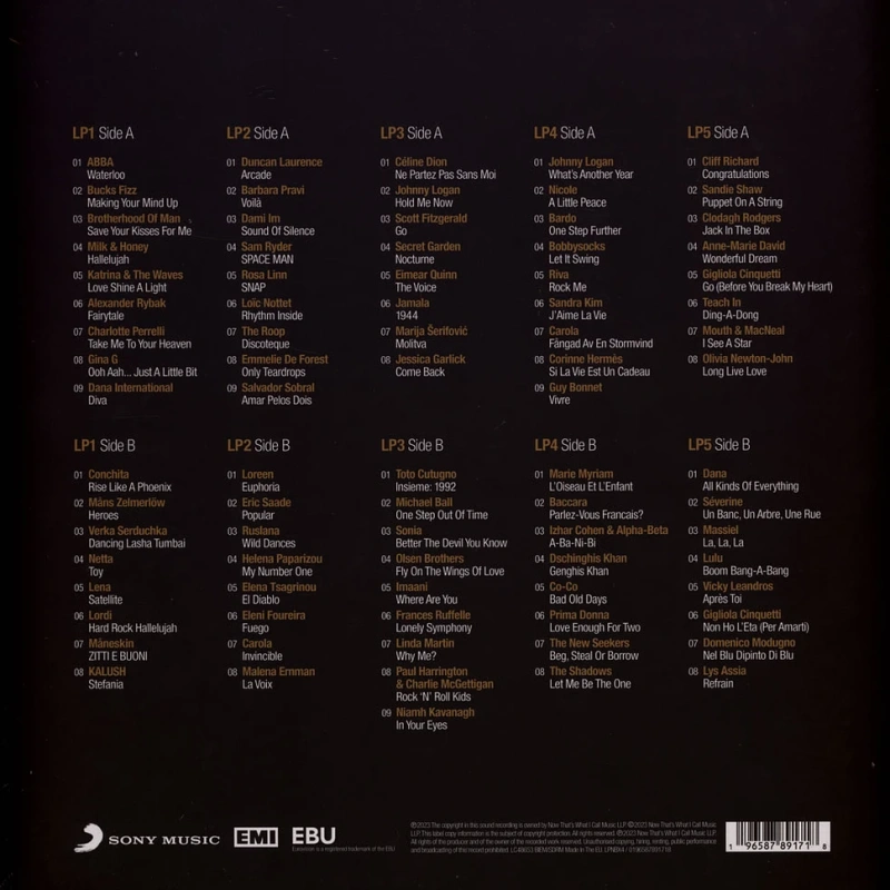 Now That's What I Call: Eurovision Song Contest (Clear Box Set)