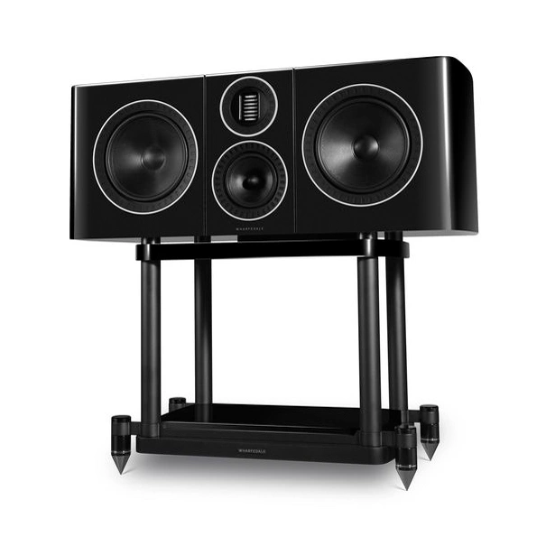 Wharfedale Elysian C + Stand Piano Black