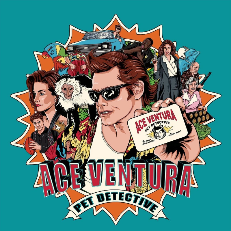 Ace Ventura: Pet Detective (Original Soundtrack) (Clear with White, Blue & Orange Splatter Vinyl)