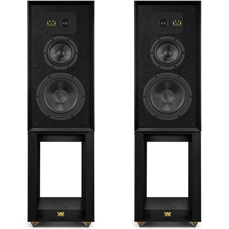 Wharfedale Super Linton (with stand) Black Oak