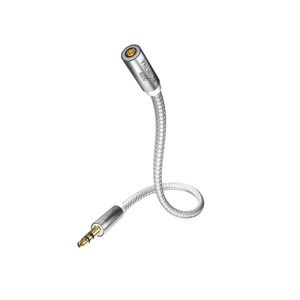 Inakustik Premium Extension Audio Cable, 3.5mm jack-3.5mm jack(F)+6,3 jack adapter - 10м