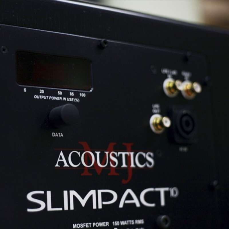 MJ Acoustics Slimpact 10 Black Ash