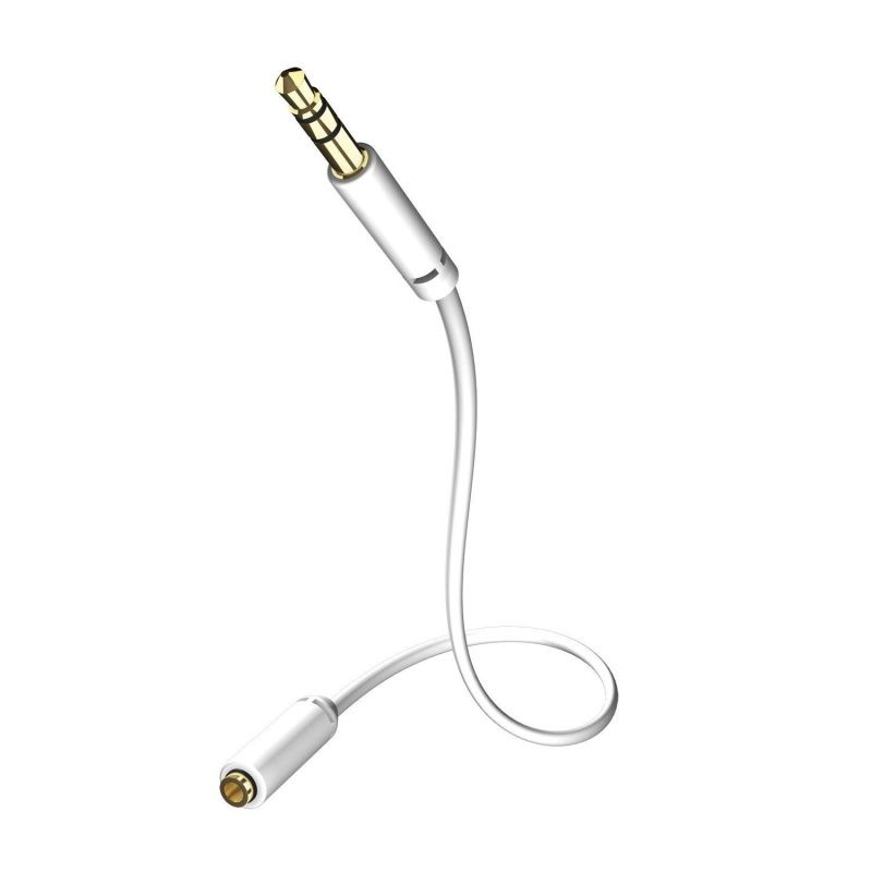 Inakustik Star MP3 Audio Cable 3 m (M-F) 3.5 mm Phone plug (m)3.5 Phone plug (F) (00310503)