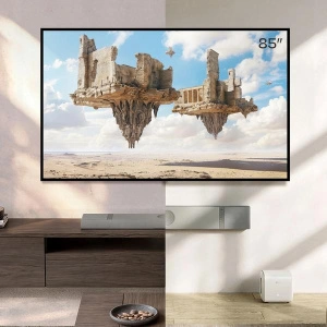 KEF XIO Soundbar Silver Grey