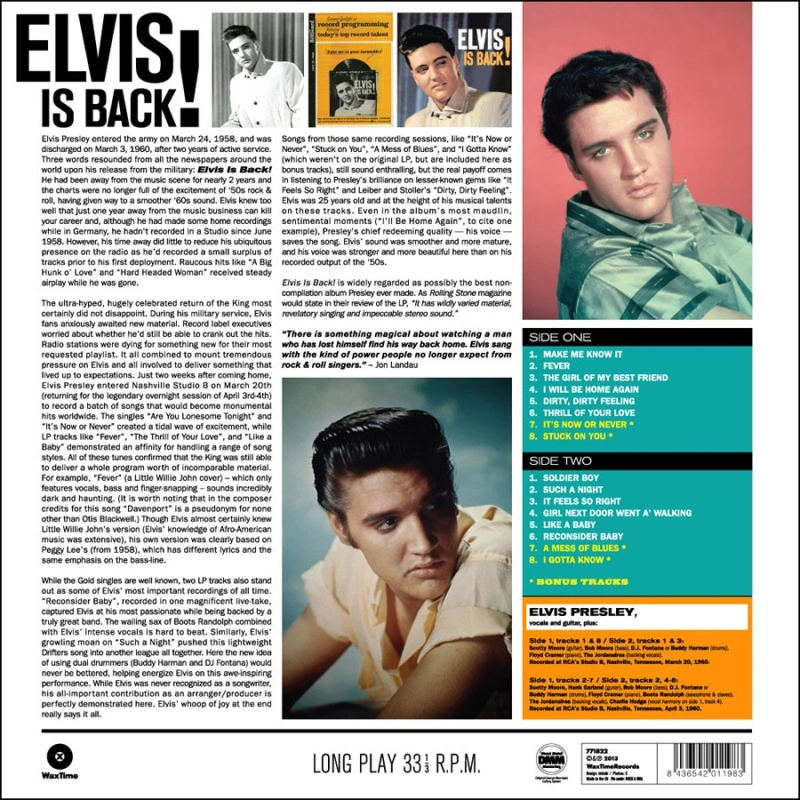 Elvis Is Back