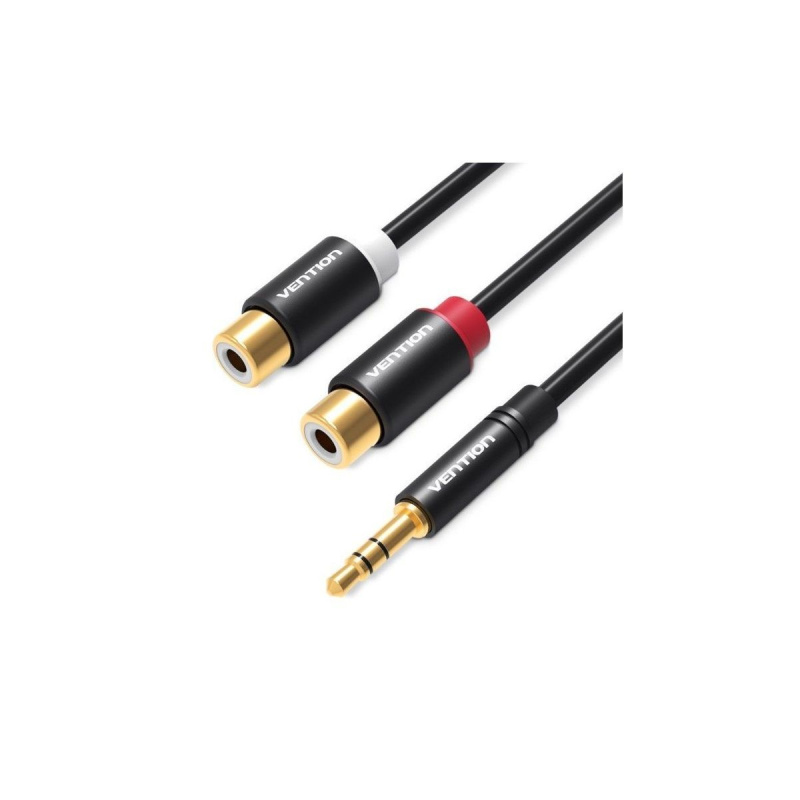 Vention Jack 3,5 mm M/2RCA F - 0.3 м (VAB-R02-B030)