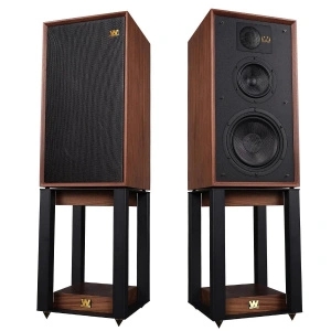 Wharfedale Linton 85th Anniversary with Stands Walnut