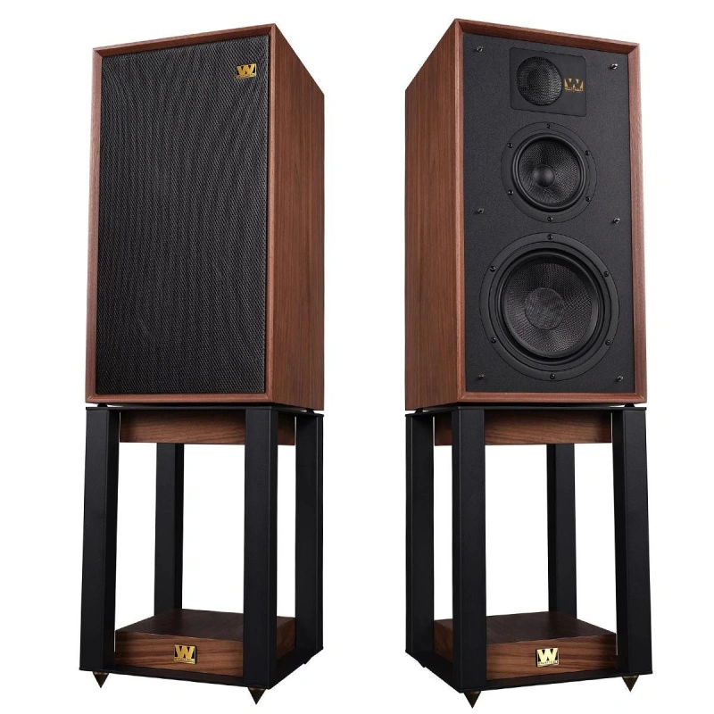Wharfedale Linton 85th Anniversary with Stands Walnut
