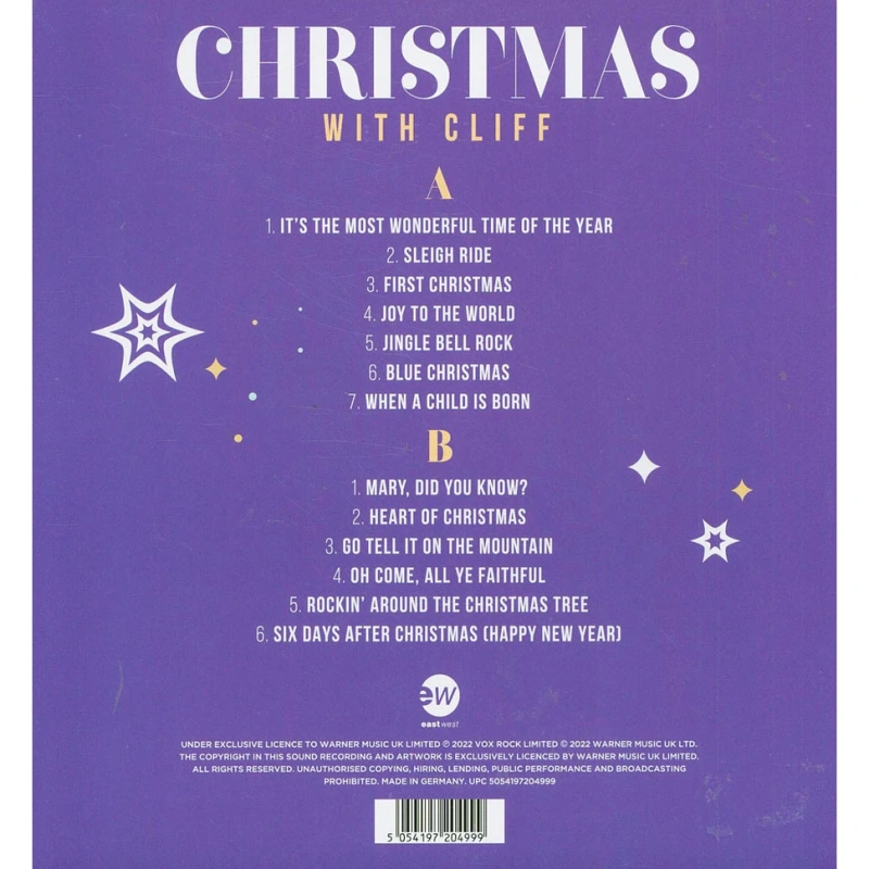 Christmas With Cliff (Red Vinyl) 