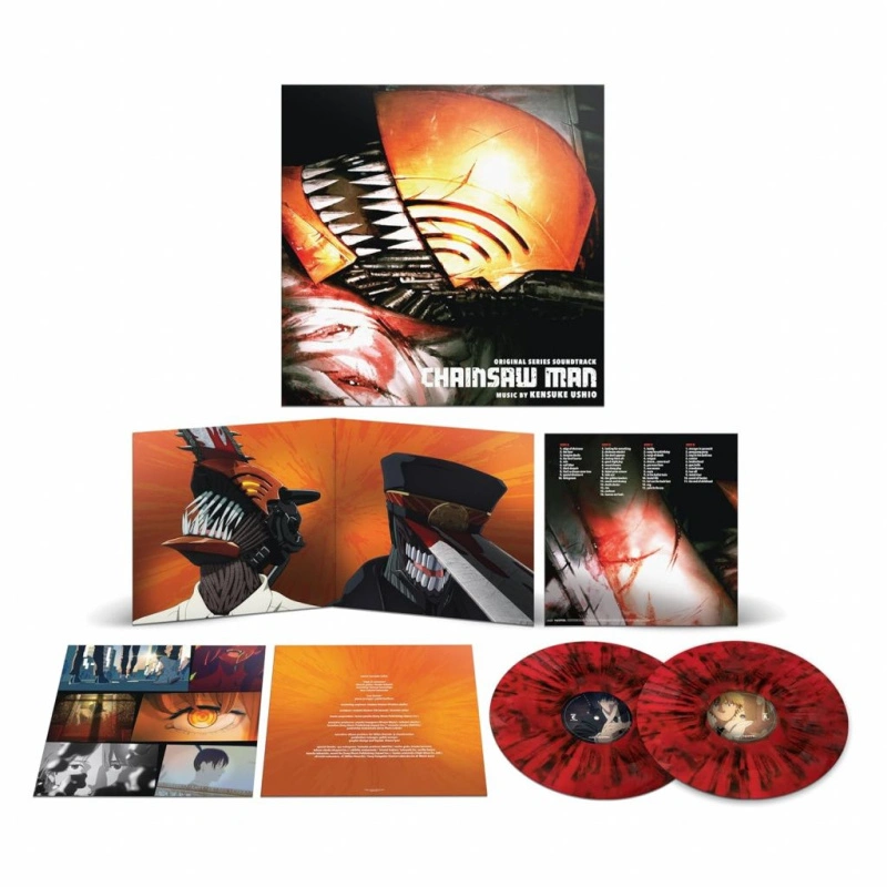 Chainsaw Man (Original Series Soundtrack) (Red Blood with Black Smoke Vinyl)