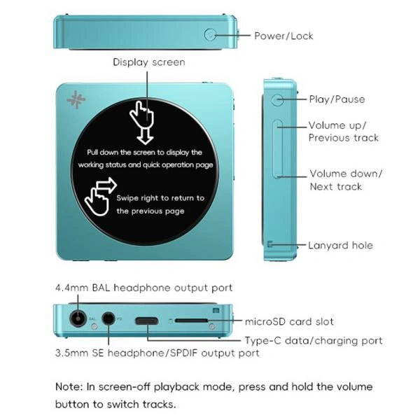 FiiO Snowsky Disc Blue