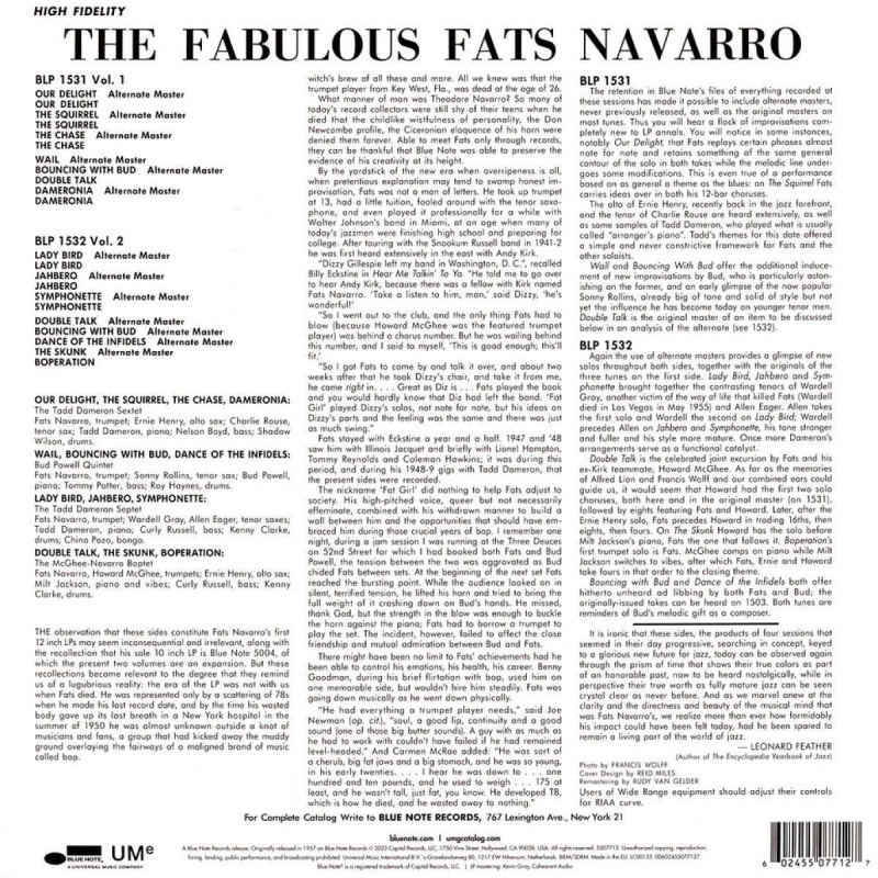 The Fabulous Fats Navarro Volume 1