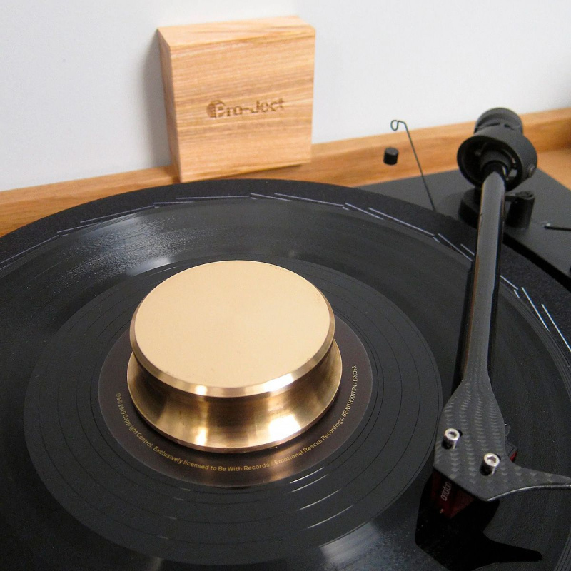 Pro-Ject Record Puck Brass