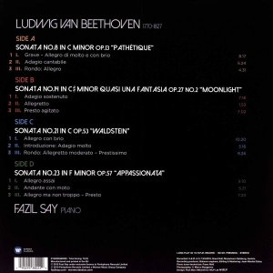 Fazil Say – Beethoven: Sonatas Pathetique, Moonlight, Waldstein, Appassionata