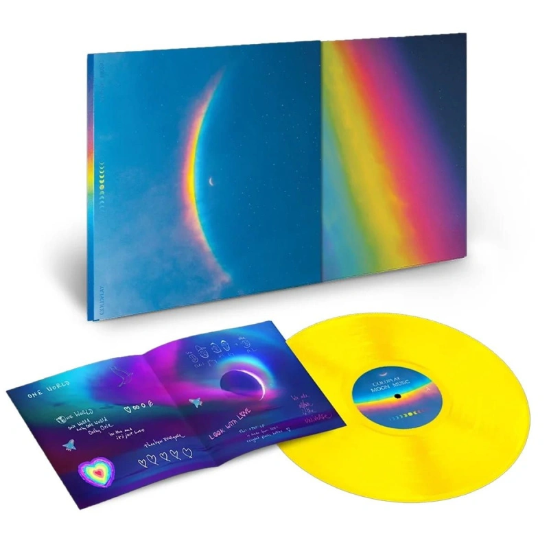 Moon Music (Yellow Translucent Recycled Plastic Bottles Vinyl)