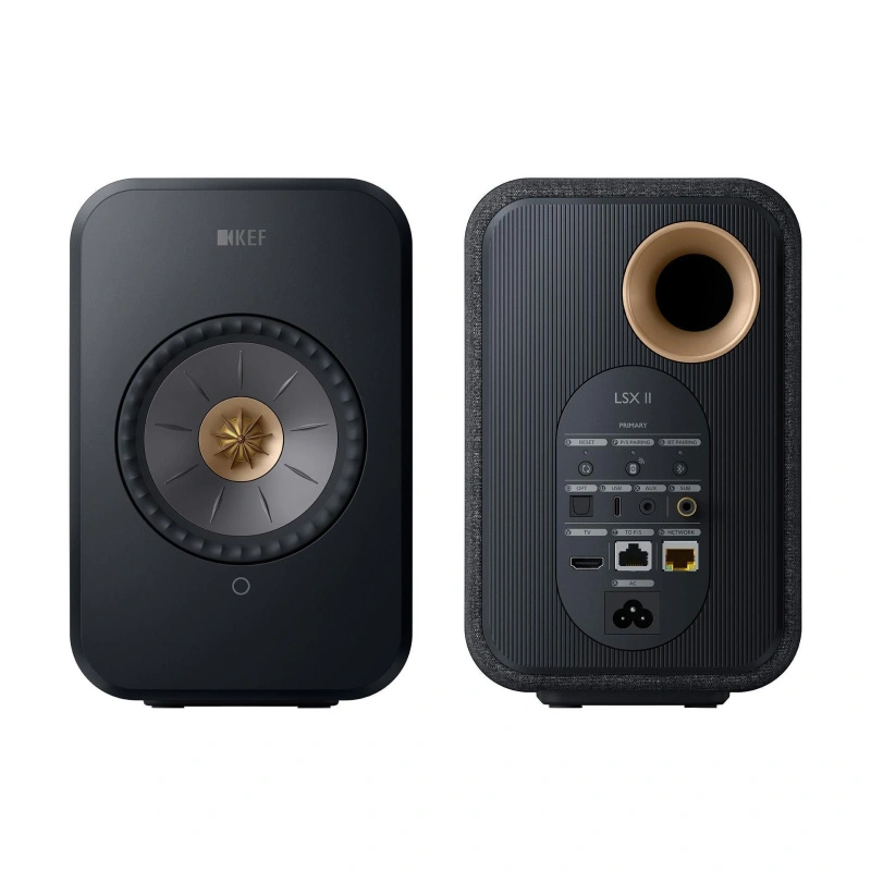 KEF LSX II Carbon Black