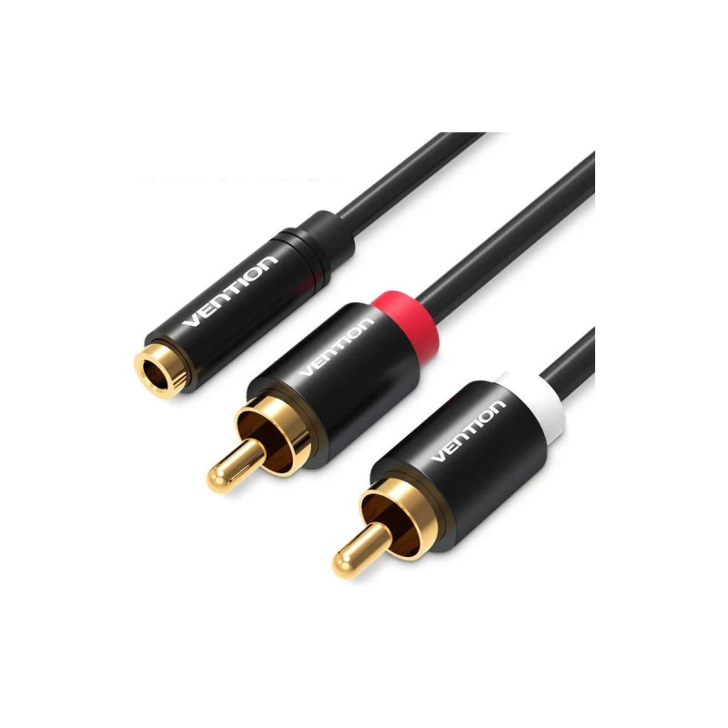 Vention Jack 3,5 mm F/2RCA M - 1м (VAB-R01-S100)