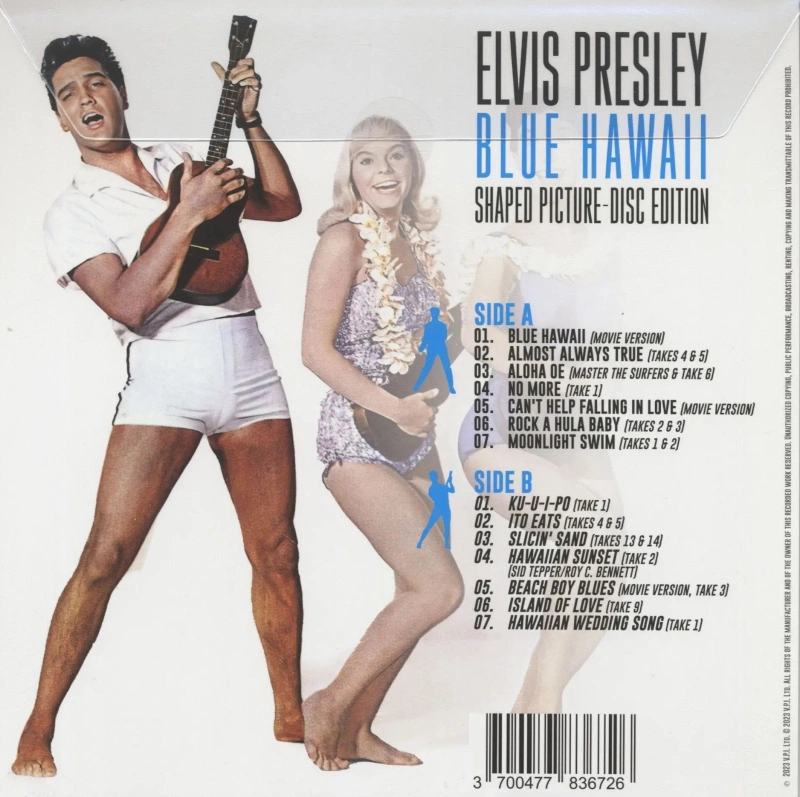 Blue Hawaii (Elvis Shaped Picture Disc)