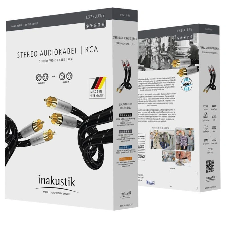 Inakustik Exzellenz Stereo Cable RCA 3.0 m (00604103)