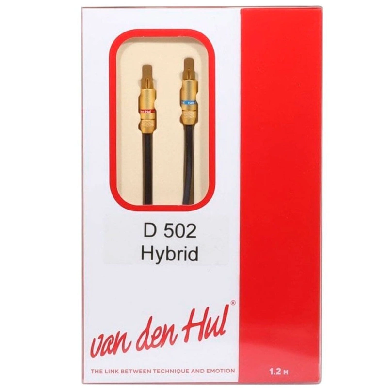 Van den Hul The D-502 Hybrid Phono RCA-RCA 1.2m