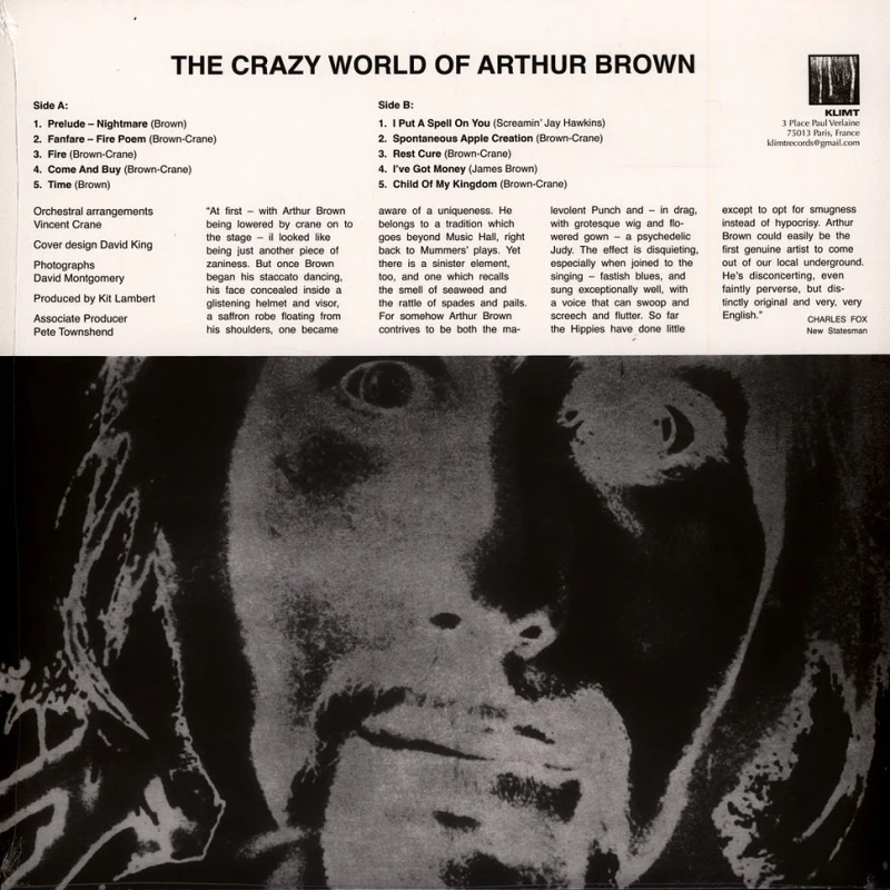 The Crazy World Of Arthur Brown (Pink Vinyl)