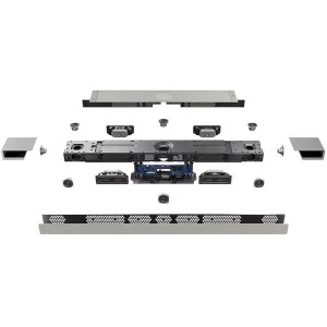 KEF XIO Soundbar Silver Grey