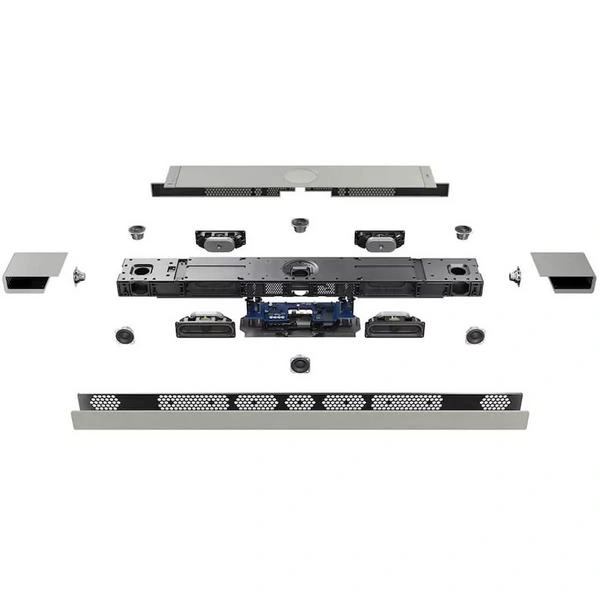 KEF XIO Soundbar Silver Grey