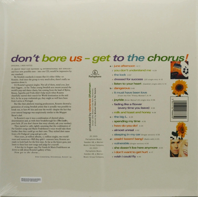 Don't Bore Us - Get To The Chorus! (Roxette's Greatest Hits) (30th Anniversary Edition)