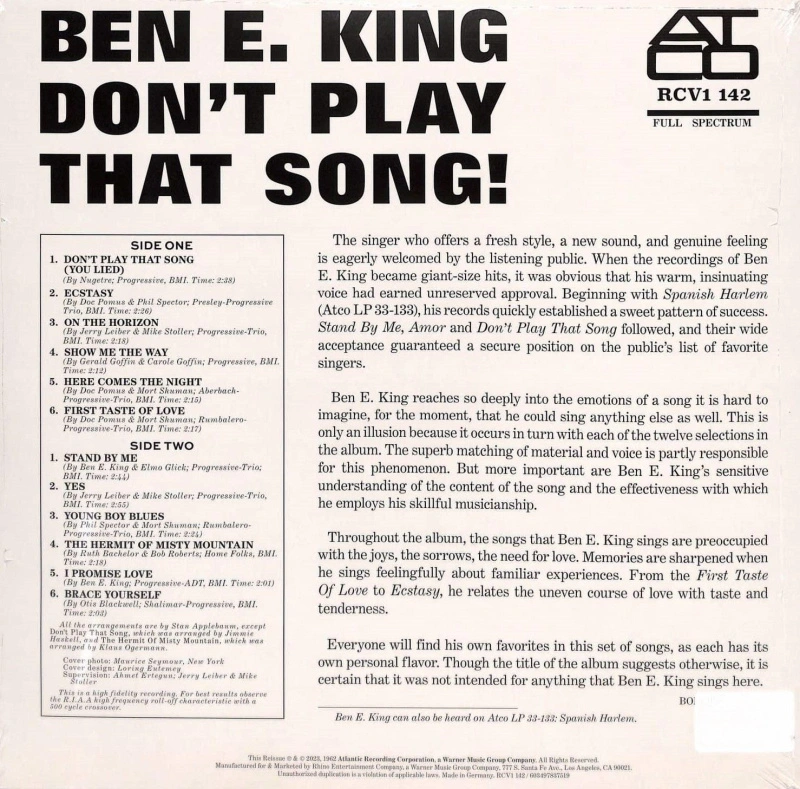 Don't Play That Song! (Mono) (Clear Vinyl)