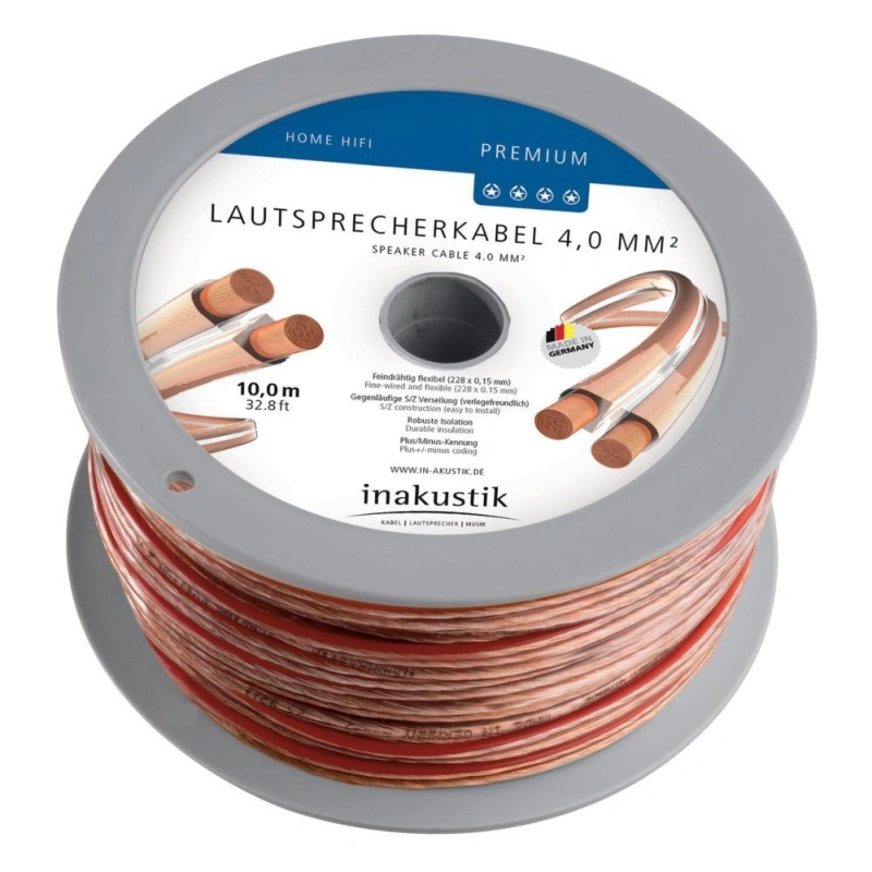 Inakustik Premium LS 2 x 4 mm2, 10 m (00402410)