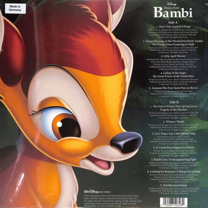 Music From Bambi (Green Transparent Vinyl)