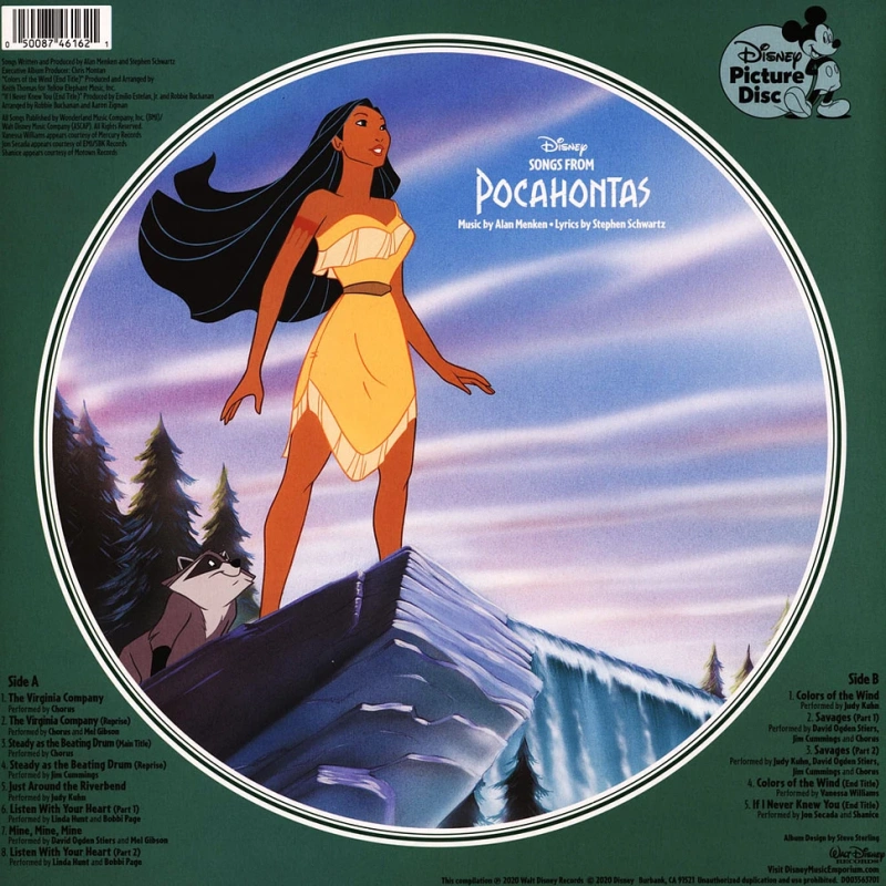 Songs From Pocahontas (Picture Disc)