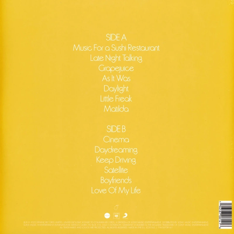 Harry’s House (Yellow Translucent Vinyl)
