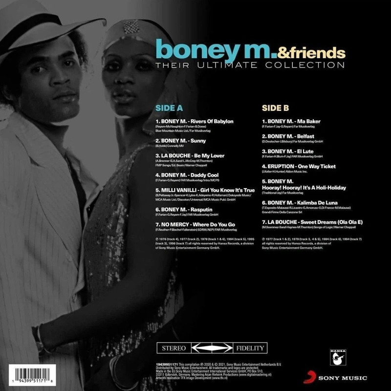 Boney M. & Friends: Their Ultimate Collection (Blue Vinyl)