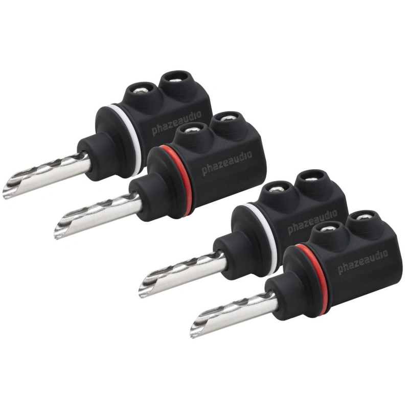 Phaze Audio SpPLUG RO чёрный тип «банан» комплект 4 шт (2 цвета)