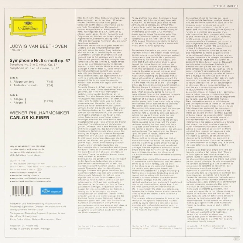 Wiener Philharmoniker, Carlos Kleiber – Symphonie Nr. 5