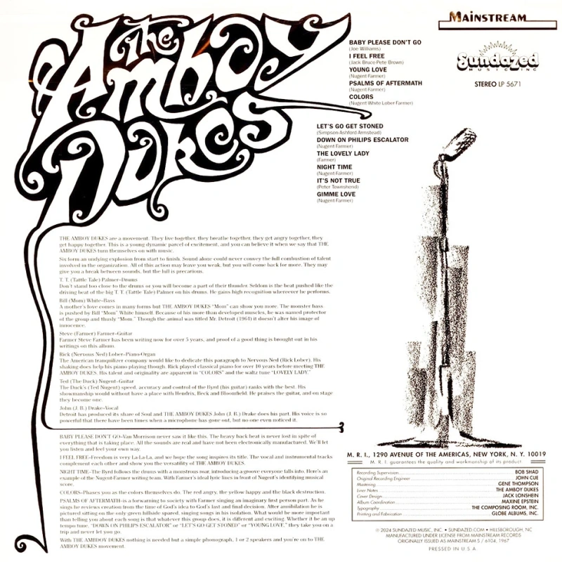 The Amboy Dukes (Lime Green Vinyl)