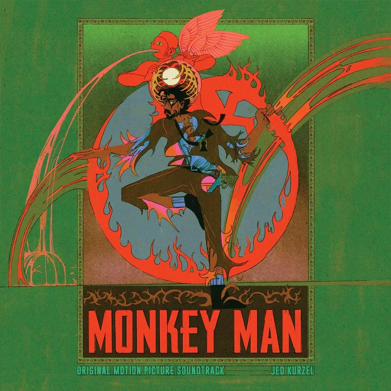 Monkey Man (Original Motion Picture Soundtrack) (Deluxe Blood Red, Black, & Gold Swirl Vinyl)