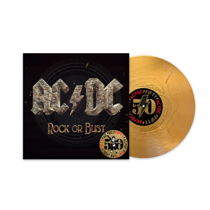 AC/DC – Rock Or Bust (50th Anniversary Special Edition Gold Vinyl) 