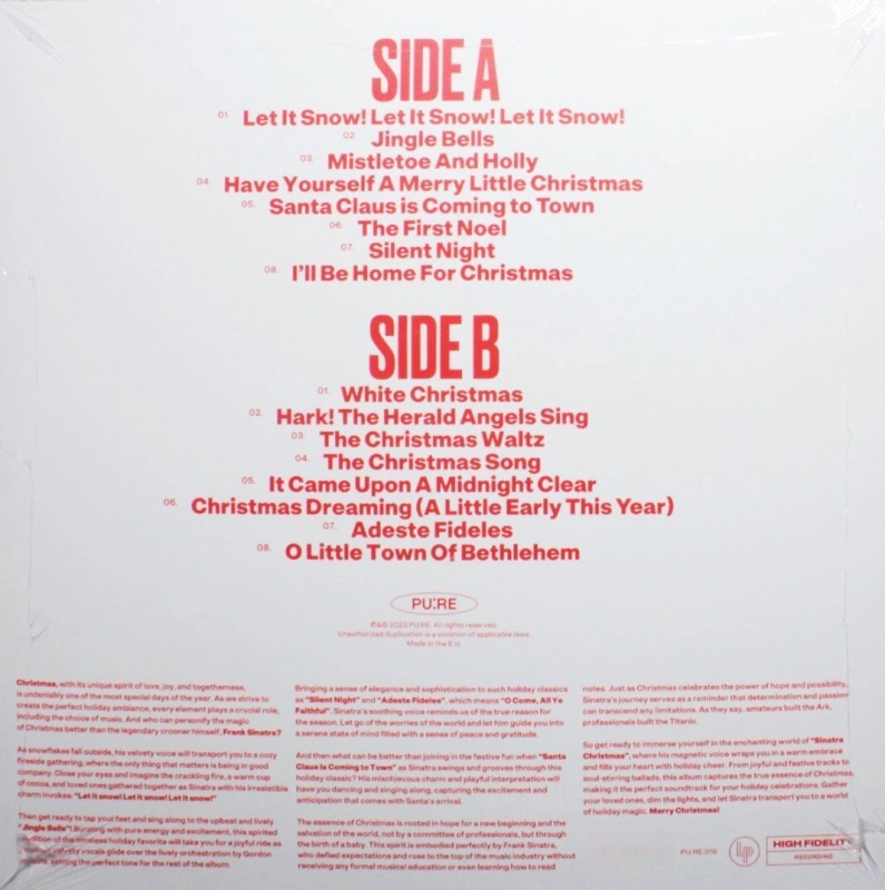 Christmas Sinatra (Transparent Red Glitter Vinyl)