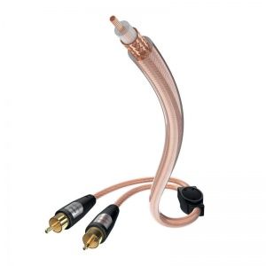 INAKUSTIK Star Audio Cable Y-Sub RCA <> 2RCA, 7.5 m