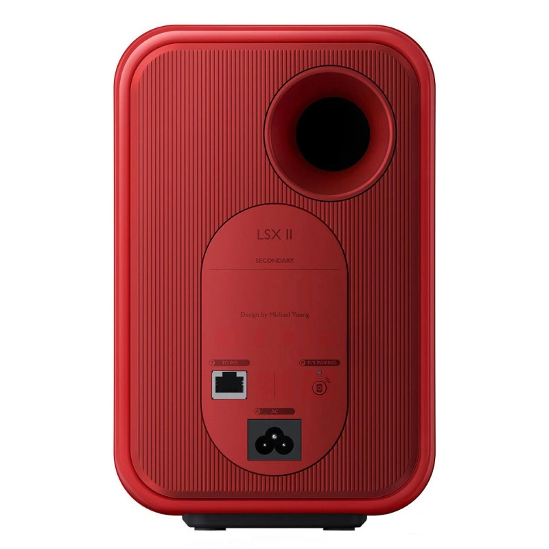 KEF LSX II Lava Red