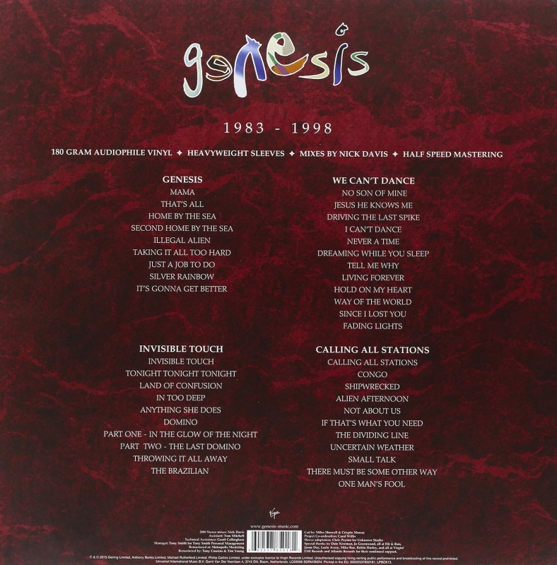 Genesis – 1983 - 1998 (Box Set)