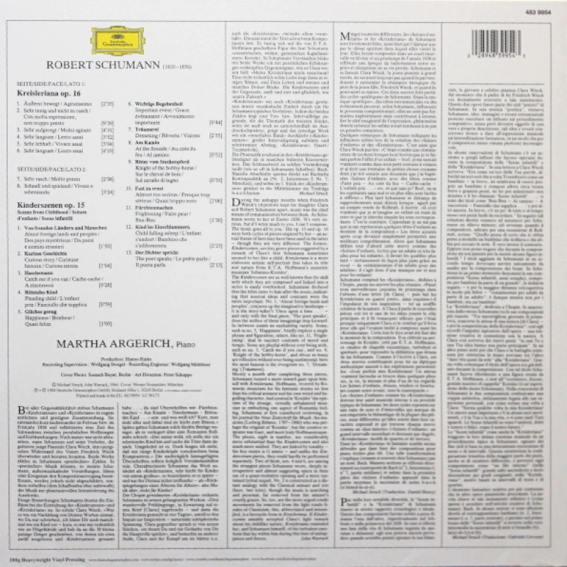 Martha Argerich - Kinderszenen, Kreisleriana