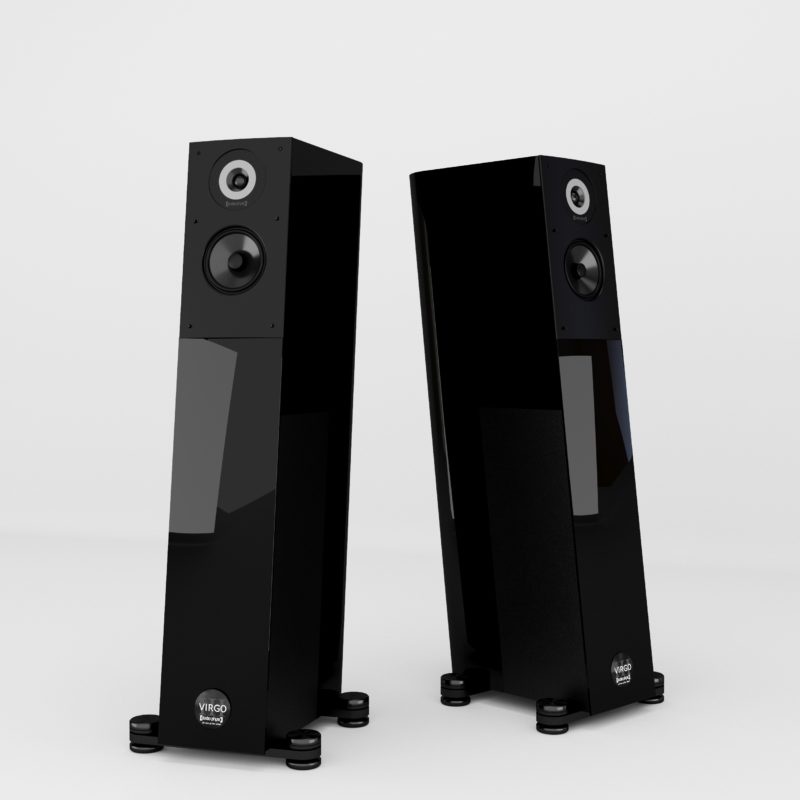Audio Physic VIRGO III Black high gloss